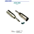 ADA-008 XLR(p) - 6,3 Jack(p) átalakító, monó