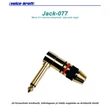 JACK-077 Mono jack dugó (pipa aranyozott)
