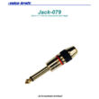 JACK-079 Mono jack dugó (aranyozott)