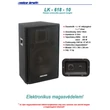 LK-618-10 Hangfal, 10", 100W/8Ohm Szélessávú