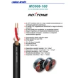 MC006-100 Ø 6,5mm mikrofonkábel (fekete)