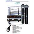 LS-970 UHF kézi mikrofon szett, 2 mikrofonnal