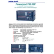 Powerpod 750RW Powermixer, 2 x 250W-os, 7 csatornás, USB