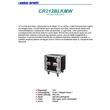 CR212BLKMW Rack doboz, 12U, kerekekkel