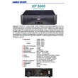 XP5000 Végerősítő, 2x1800W/4Ohm