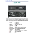 ICON700 2x350W erősítő