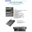 AM1204FX USBR Keverőpult, 4 mono/ 2 sztereó csatorna