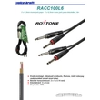RACC100L6 2x6,3 Jack - 2x6,3 Jack kábel, 6m