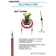 TGJJ100L3-TRD 6,3 Jack - 6,3 Jack professzionális gitárkábel, 3m