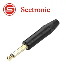 SP2X-BG Mono 6,3 jack dugó aranyozott (fekete)