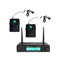 JRU-602/LT-4A/PT-51C UHF zsebadós mikrofon szett 2 db csíptetős mikrofonnal