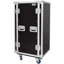 CR224BLKMW Rack doboz, 24U, kerekekkel