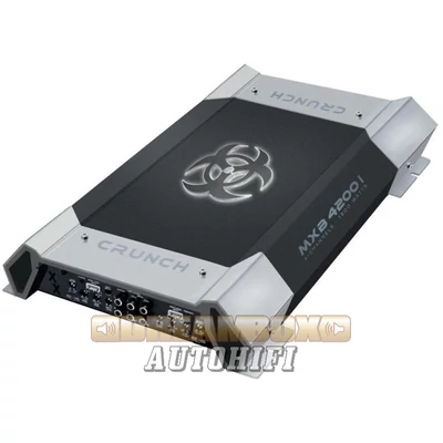 CRUNCH MXB-4200I, 4 csatornás (4X250W,2X400W) 1600W. Max erősítő