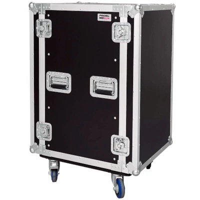 CR218BLKMW Rack doboz, 18U, kerekekkel