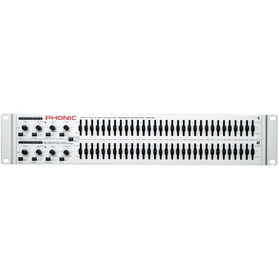 IA 231F 2 x 31 sávos equalizer, gerjedés figyelővel és limiterrel