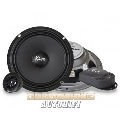 Kicx SL6.2 extra vékony 16,5 cm-es komponens autóhifi szett