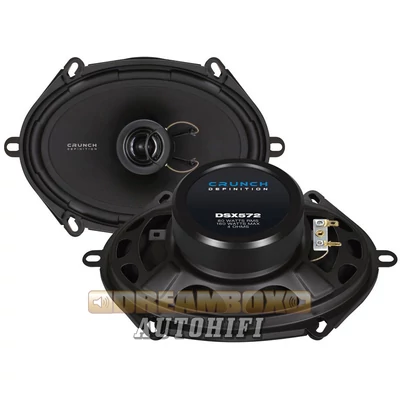 CRUNCH DSX572, közép ovál 2 utas (80/160W) hangszóró 