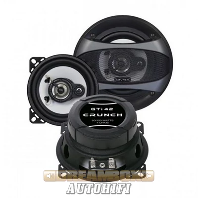 CRUNCH GTI-42, 10 cm-es 3 utas (50/100W) koax hangszóró pár