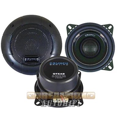 CRUNCH GTX-42, 10 cm-es 2 utas (60/120W) hangszóró