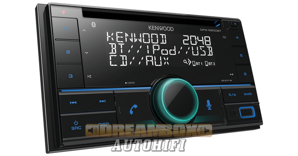 Kenwood DPX5200BT autórádió 2 Din Fejegység